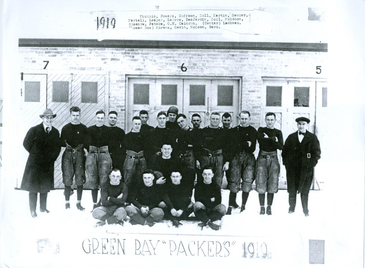 Aug. 11, 1919, the Green Bay Packers were born 🎉🏈

As we celebrate our 99th birthday &amp; enter our 100th season of football, take a look through every team photo through the years 📸: pckrs.com/d625b 

#Packers100