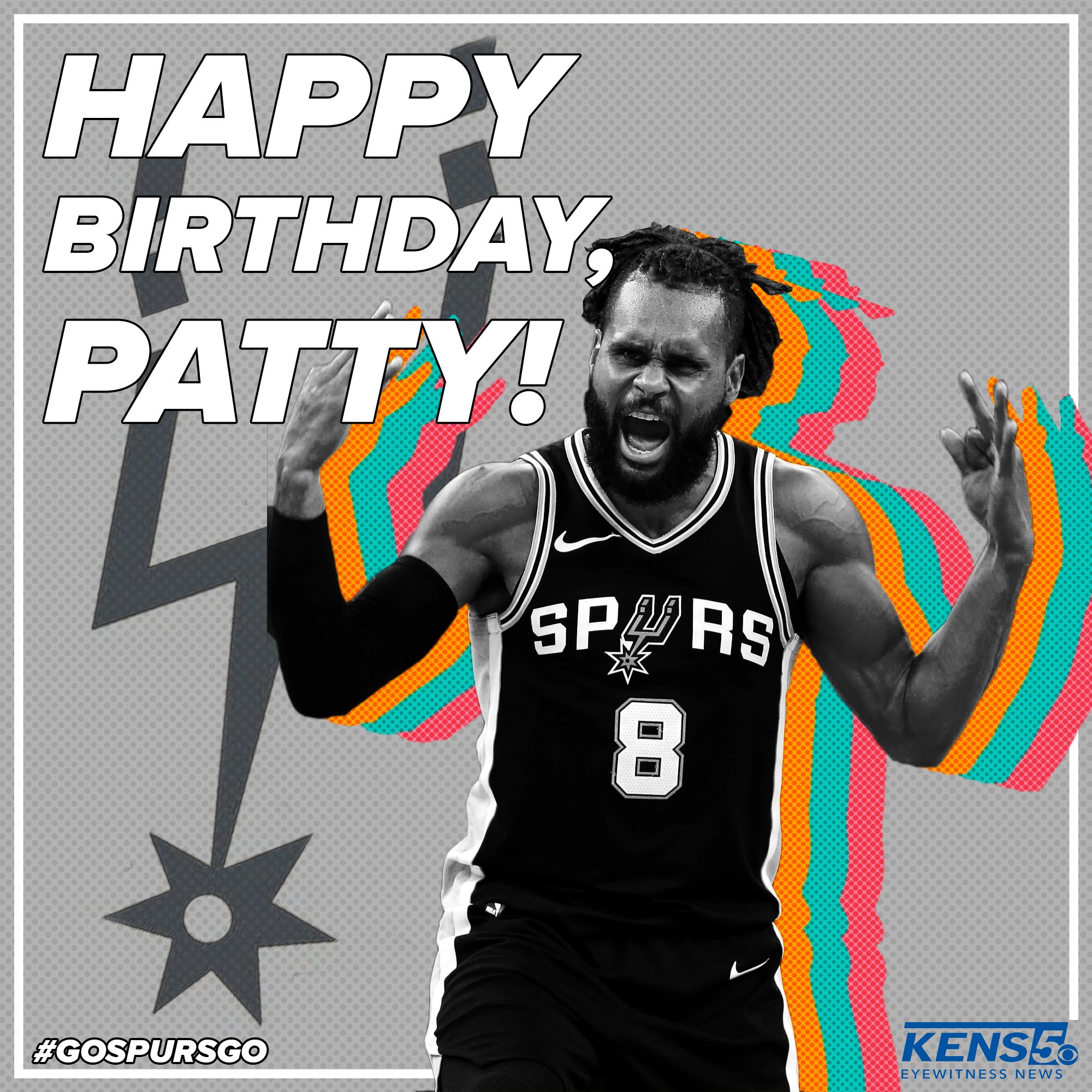 G\DAY MATE! Happy birthday, Patty Mills! 