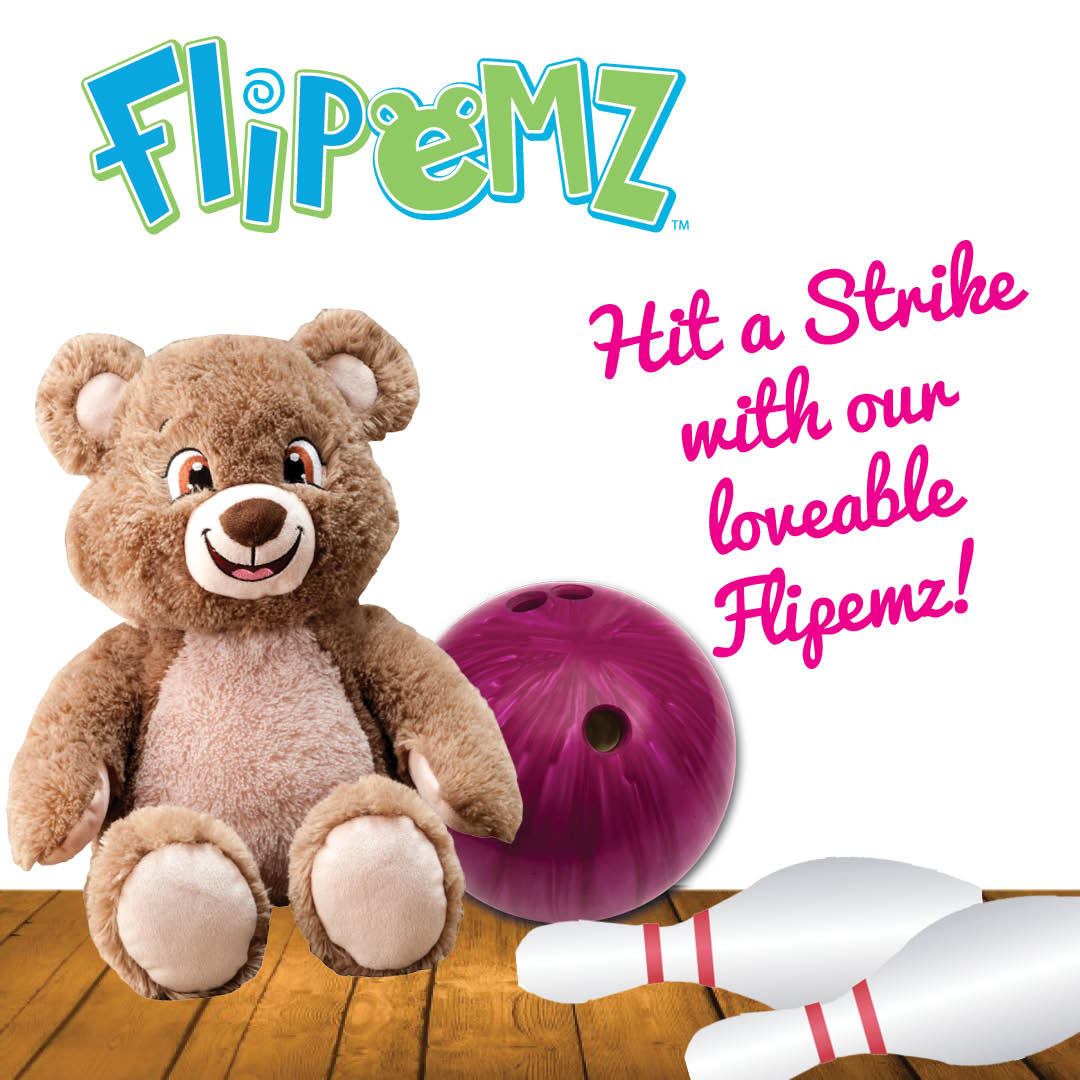 flipemz's tweet photo. Happy National Bowling Day! Hit a Strike this Saturday with snuggles with our sweet Flipemz! 🎳 https://t.co/c3vfi4eJ6p
#Flipemz #plushtoys #kidstoys #nationalbowlingday #stayactive #lovebig #snugglehard #stuffedanimals #fliptoys #flipfun #2in1 https://t.co/qsXzGyLAni