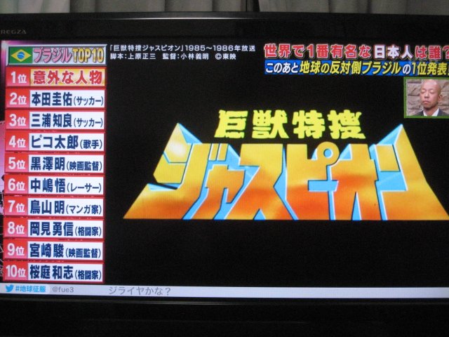 著名なアスリートや映画監督を抑え ブラジルで一番有名な日本人 の第一位を獲得したのは ジャスピオン だった 現地で偉業を成し遂げた日系人にジャスピオンの称号が与えられる Togetter