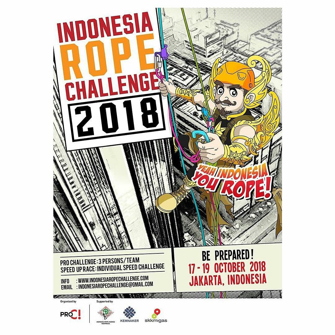 AdminARAI's tweet image. Indonesia Rope Challenge 2018

#arai
#asosiasiropeaccessindonesia
#ropeaccess 
#ropeaccessindonesia
#indonesiaropechallenge2018