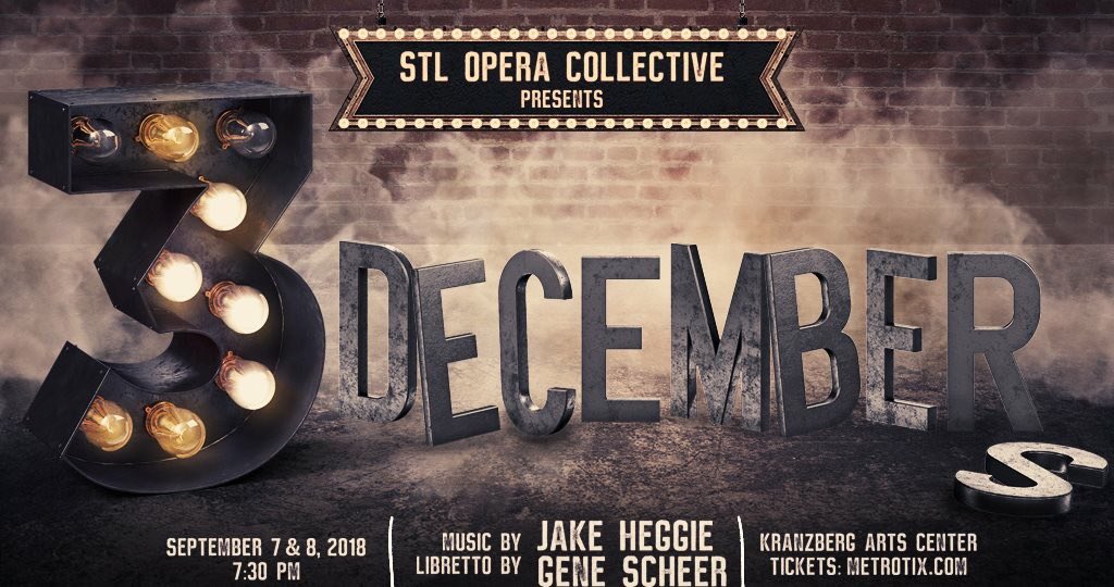 STLOperaCollec's tweet image. Tickets for Jake Heggie&apos;s &quot;Three Decembers&quot; are on sale now at @MetroTix. 9/7 &amp;amp; 9/8 at the @TheKranzbergSTL in @GrandCenter