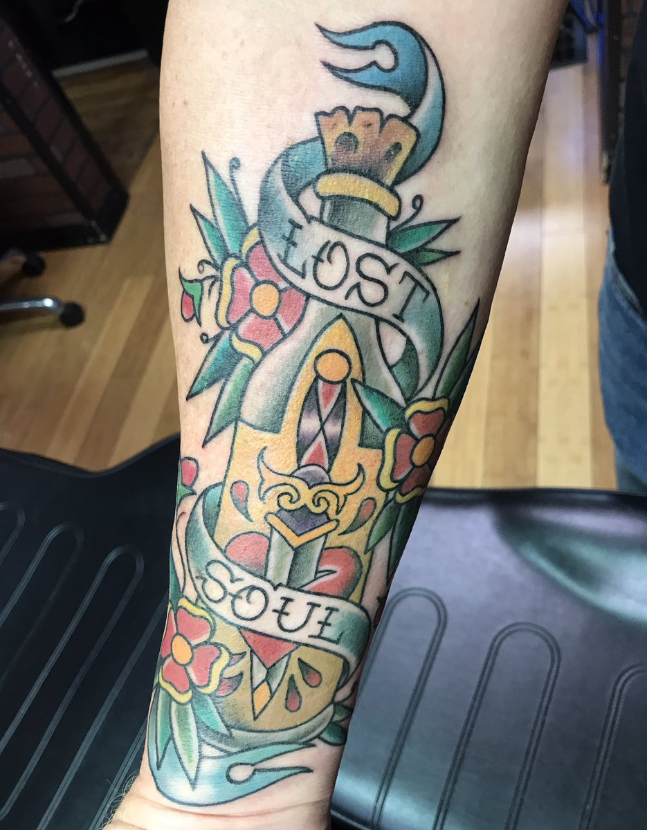 Sober614's tweet photo. Brand new tattoo. https://t.co/T9AJycePgR
