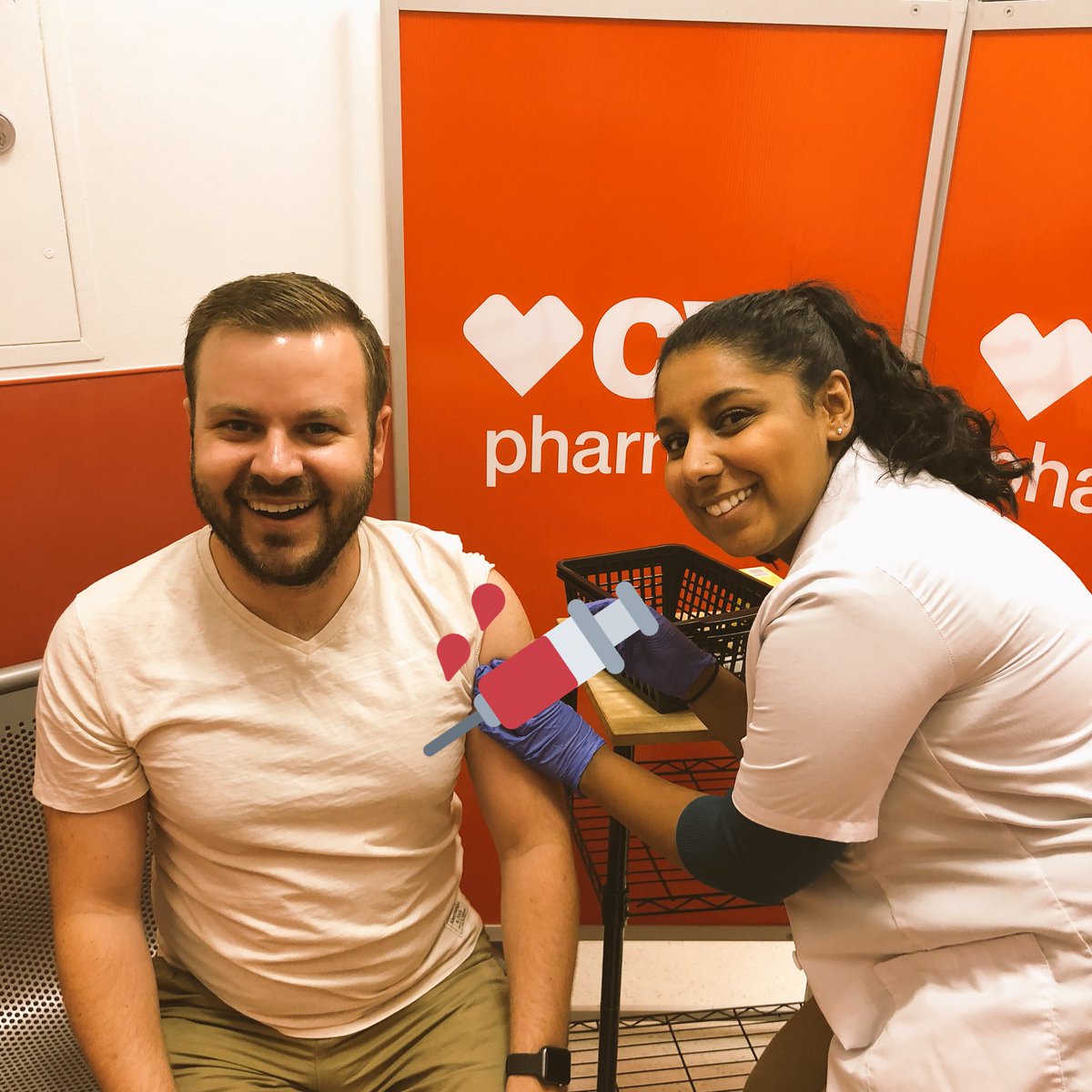 Can’t make a trip home and not stop by #16616 for a #flushot!
