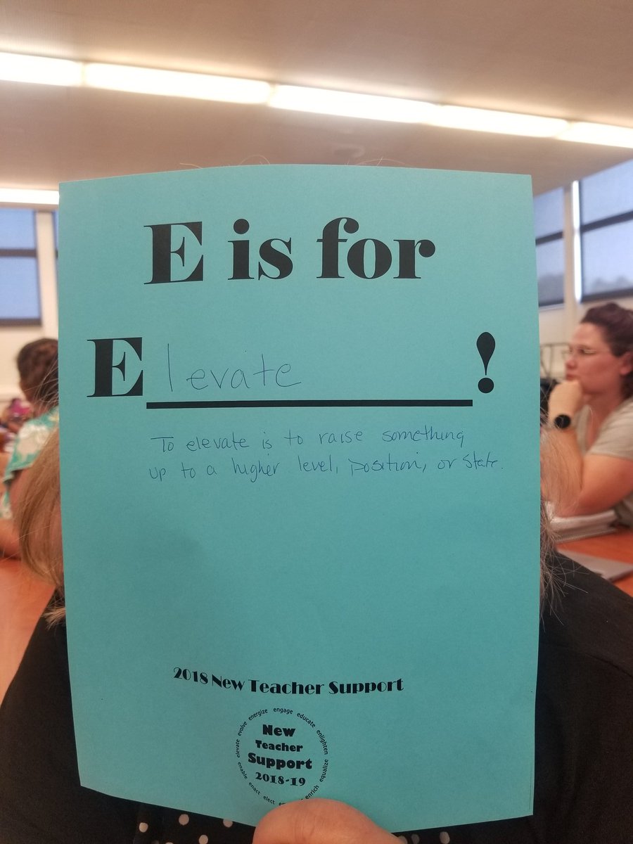 #Eisfor @ntsBCSD