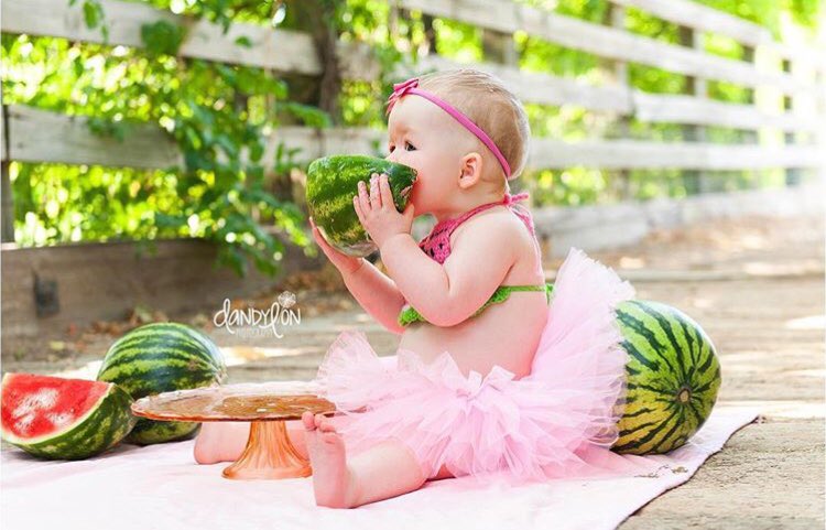 emilyboehringer's tweet image. I think everyone could use a little cheering up today. Here, look at this child I created. 😍🍉💓💚