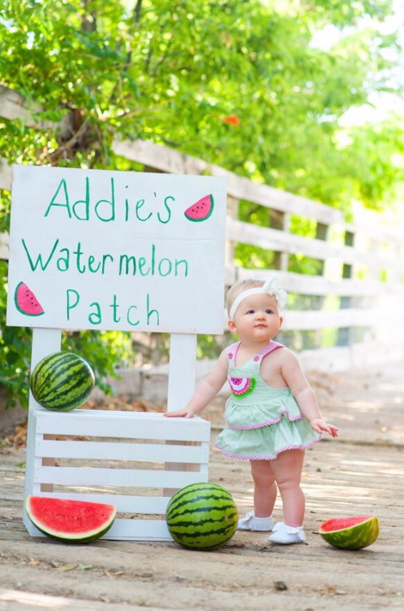 emilyboehringer's tweet image. I think everyone could use a little cheering up today. Here, look at this child I created. 😍🍉💓💚