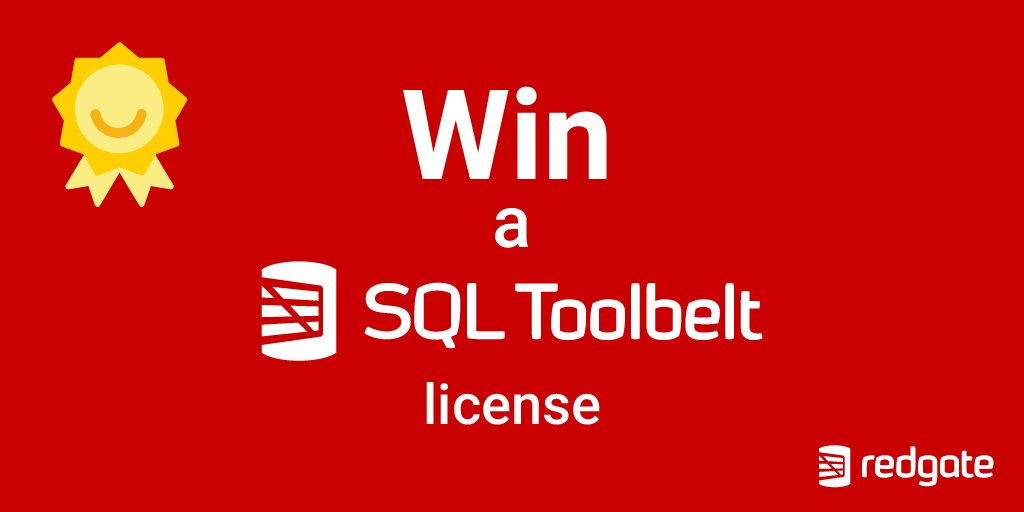 redgate's tweet image. Have you talked to the #Redgate team at #SQLSatBR #sqlsatbatonrouge yet? Visit the booth for your chance to win a #SQLToolbelt license #SQLSat749 &amp;amp; learn more about #Database #DevOps
