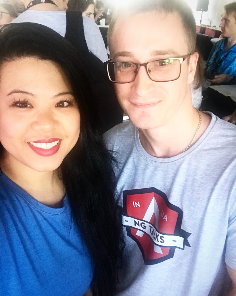 ladyleet's tweet photo. Really adored spending time with @web_art_biz in Ukraine! One of my fave designers ever. #ngtalks @ngtalks_io https://t.co/QQbnyqacbb