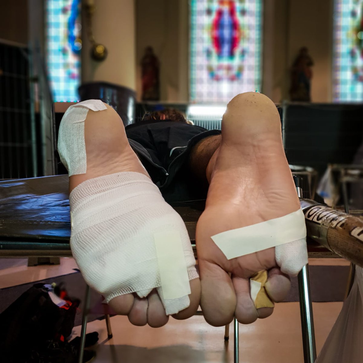 RodeKruisVL's tweet photo. [Update] Zo'n 1.000 verzorgingen tijdens #doto18 tot nu toe: 'Nog steeds zijn blaren en spierpijn meest voorkomende klachten.' https://t.co/bQqiRd3a9o
