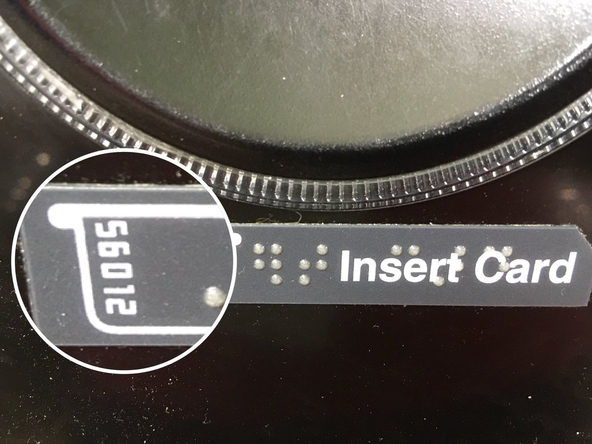 AmyRoediger's tweet photo. #ProTip @Huntington_Bank: if you want to help people understand how to insert debit card, use numbers that aren’t the same or a different number upside down like 4 and 7. #atmfail #tmwyb #MTBoS #istilldiditwrong https://t.co/YZn8xoz7BO