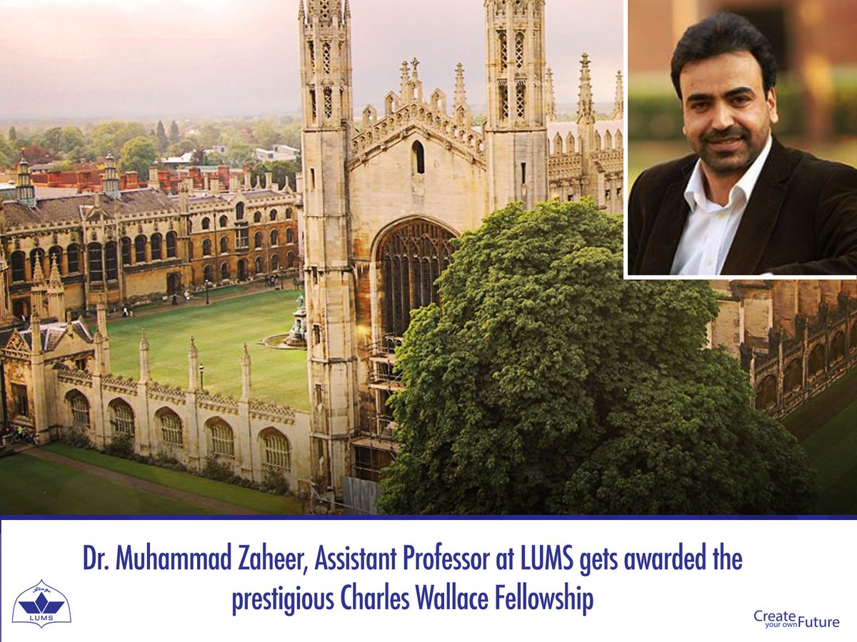 LifeAtLUMS's tweet photo. Dr. Muhammad Zaheer, Assistant Professor in the Department of Chemistry and Chemical Engineering at LUMS gets awarded the prestigious Charles Wallace Fellowship for an academic visit to the University of Cambridge, UK. For more, visit: https://t.co/3KAH4btnjt
#BeingLuminite https://t.co/ivkvG0td9T