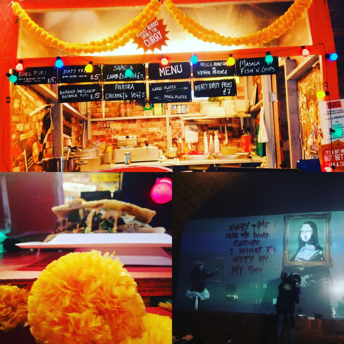 We have introduced some new menu items to our menu at Platform Glasgow - Argyle Street Arches to celebrate the unveiling of Bansky.