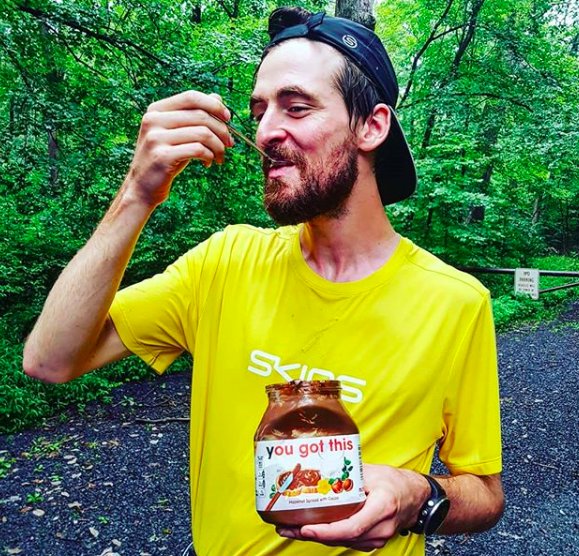 FastestKnown's tweet photo. He's at the Nutella-straight-from-the-jar phase of an Appalachian Trail FKT attempt.
https://t.co/xtAl0bNx1N
#fastestknown #whereskarel https://t.co/jCmJTpHn7y