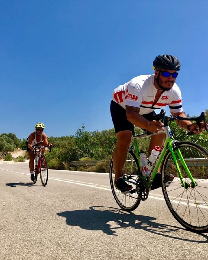 MWLevante's tweet photo. @mwholidays 
#mwmoment 
Scott from our Cycling Team tearing it up on a down hill section of one of our fantastic road tours!🚴 https://t.co/Tsn1RkATuF