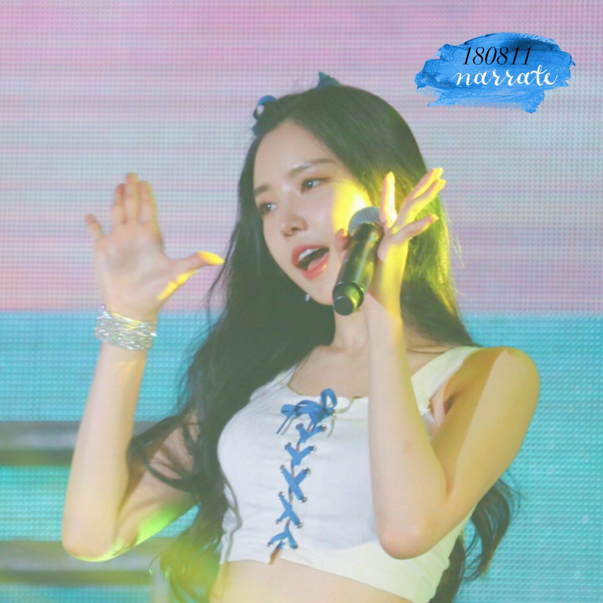Narrate_naeun's tweet photo. 180811 Apink Asia Tour in Hong Kong preview❤️ @Apinksne #손나은 #나은 #Naeun https://t.co/QWX4uFSmji
