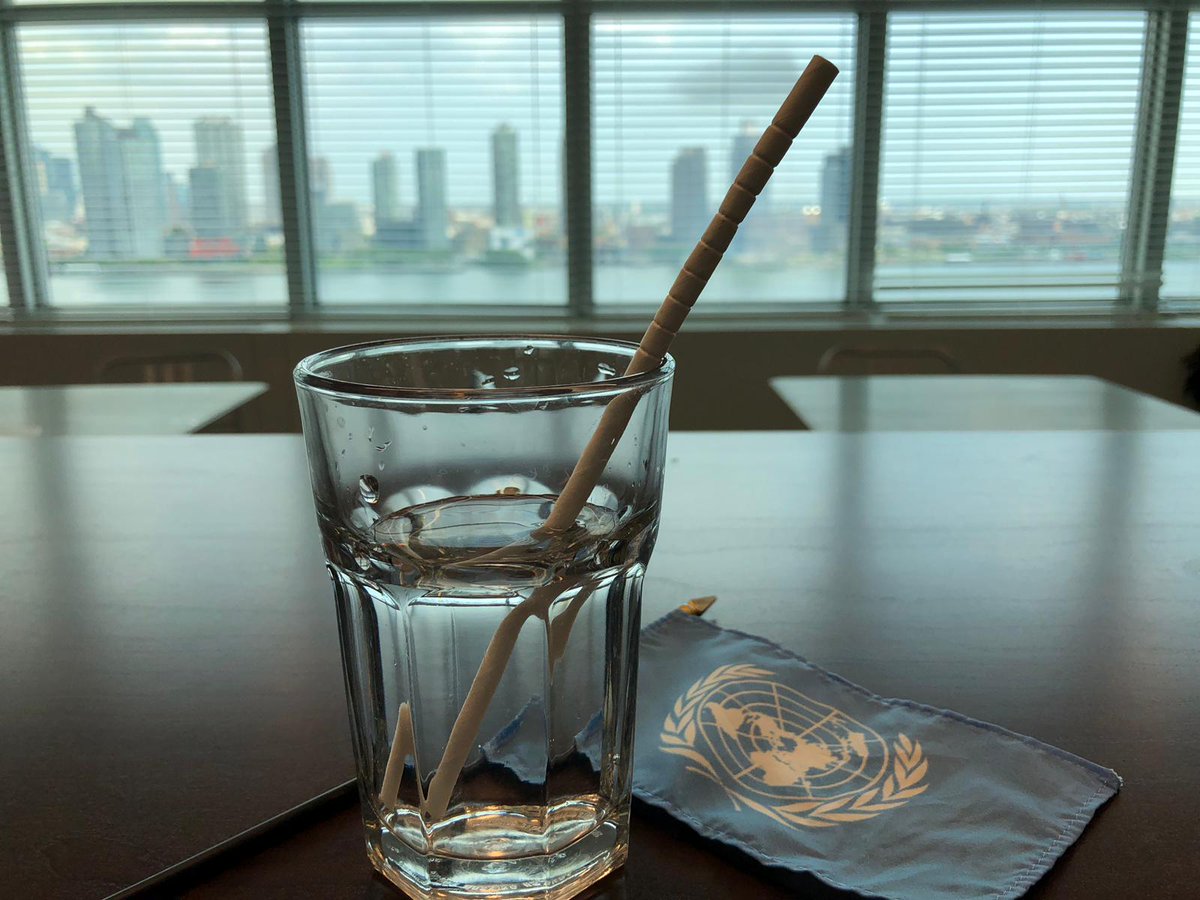 MurtazaKK's tweet photo. In NYC we are helping #BeatPlasticPollution by using sustainable paper straws. UNEnvironment has more tips on how to take action for #ClearSeas here: https://t.co/PLIhRgvJ9I https://t.co/IYir2nveMt