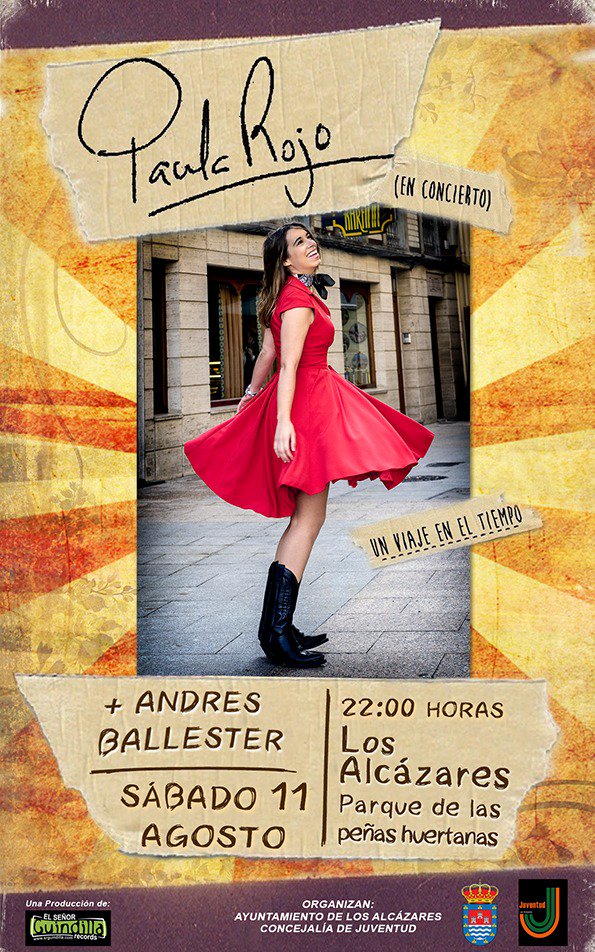Hoy sábado, <a href="/PaulaRojo90/">Paula Rojo</a>  y sus dixies actúan en Los Alcázares (Murcia)
