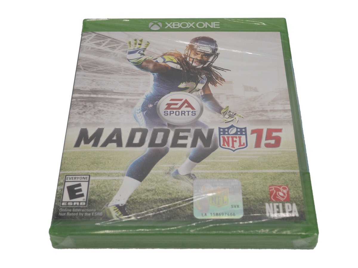 Sprint2Strike's tweet photo. Been digging through our old inventory and found a couple brand new (yet old!) Madden NFL 15's for Xbox One. 2 left. Help us get rid of them!

$4.49, free shipping.

https://t.co/ZhKGS4s9hJ https://t.co/8eWUB9jrrd