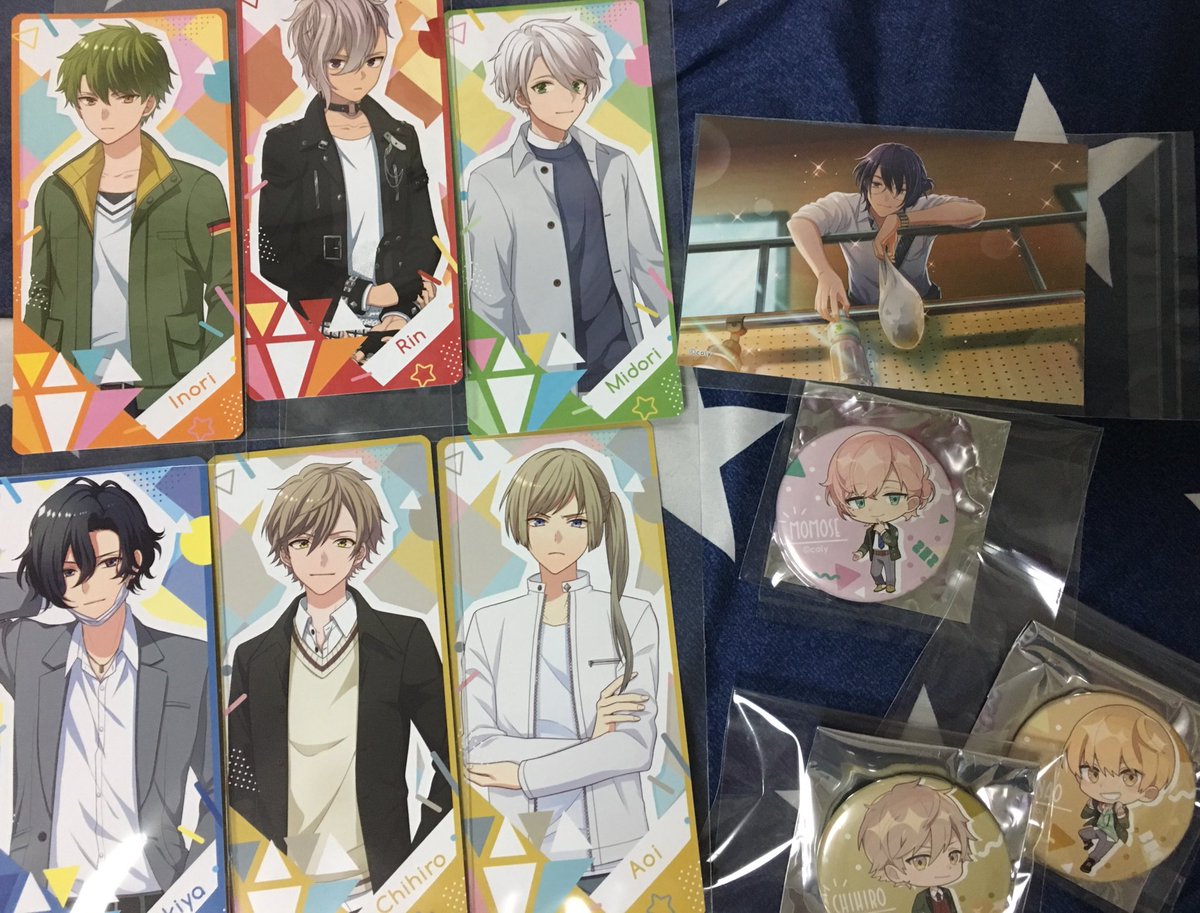 12_yu25's tweet photo. ［交換.譲渡］
譲)栞→鈴.碧鳥.祈.千紘.葵.幸弥
缶バッジ→ 千紘.百瀬.七緒
ブロマイド→帝

求)栞→霞→心
缶バッジ→霞→心→新多
ブロマイド→新多

ブロマイド以外は譲渡も可能です。

都内手渡しは17日16時頃 22日20時以降 郵送 https://t.co/ivIxYkQ2zI