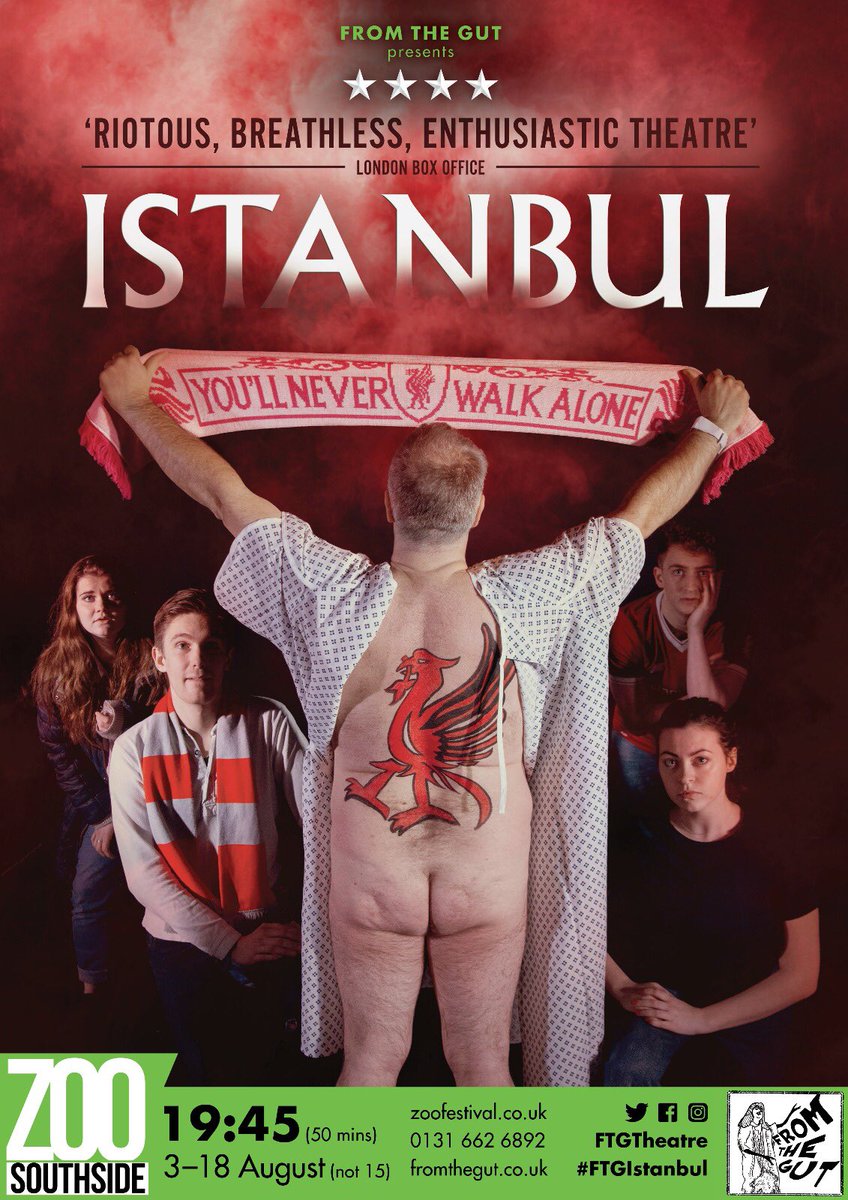 markkeeganactor's tweet photo. @LydiaLaaaaarson @Blythe_Stewart Loved it! I’ll try and get along to see your ‘Skin A Cat’ show as well. My show is ‘ISTANBUL’ if you or any of your team fancy coming along. Zoo Southside (Venue 82), 3rd-18th Aug, 7:45pm. 😎
-
@FTGTheatre #ftgistanbul @ZOOvenues https://t.co/Gq3TgZ45El