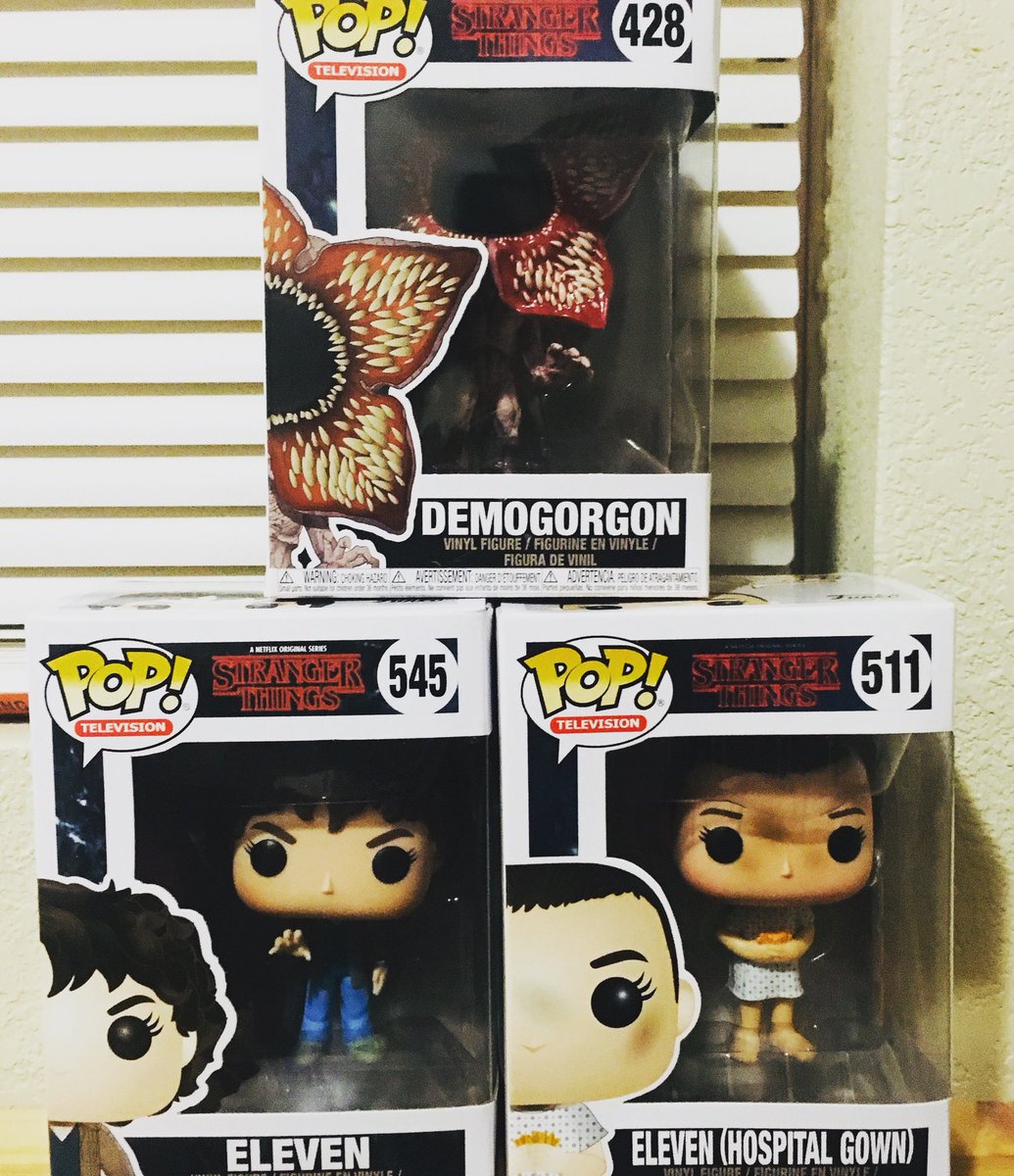 EKelly1980's tweet photo. The Pop! haul of the day.
Stranger Things
π
#funko #funkopopobsessed #strangerthings #eleven #demogorgon #janehopper #milliebobbybrown #mkultra @funko @Stranger_Things @Milliestopshate https://t.co/xozgFJPCrg