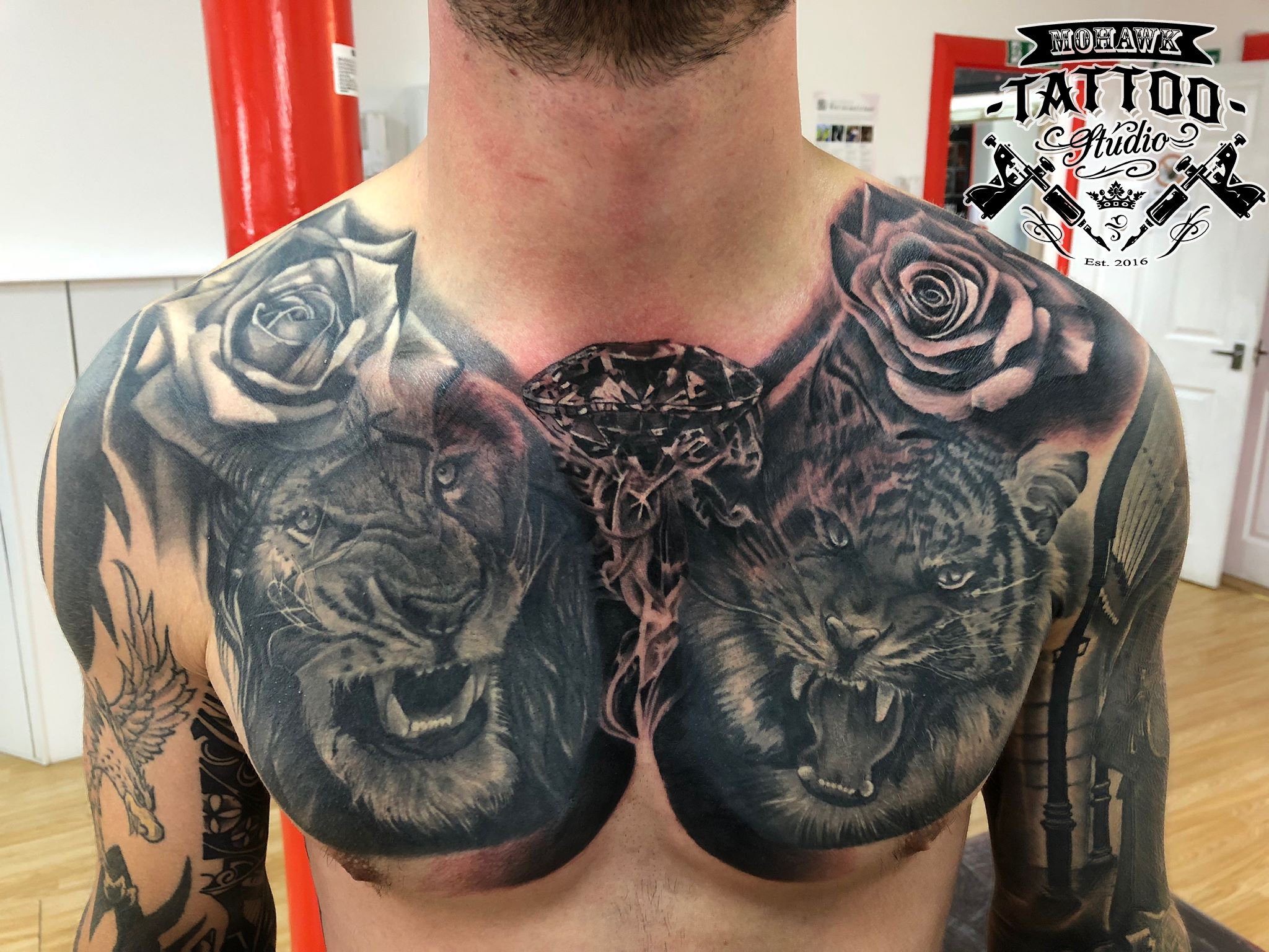 Gorilla chest tattoo  Mohawk Tattoo Studio  Facebook