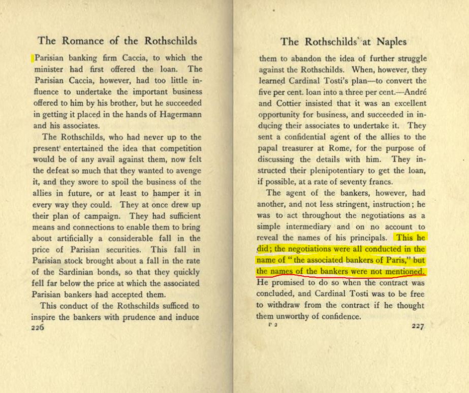 Q1021 "1832 Rothschild loan to the Holy See."P = Payseur?The Rothschilds, after a $ battle, funded the Vatican along with the many un-named Parisian bankers. We believe that the  #Payseurs were indeed one of those banker families.  https://archive.org/details/romanceofrothsch00balluoft @POTUS  #WWG1WWA  #QAnon