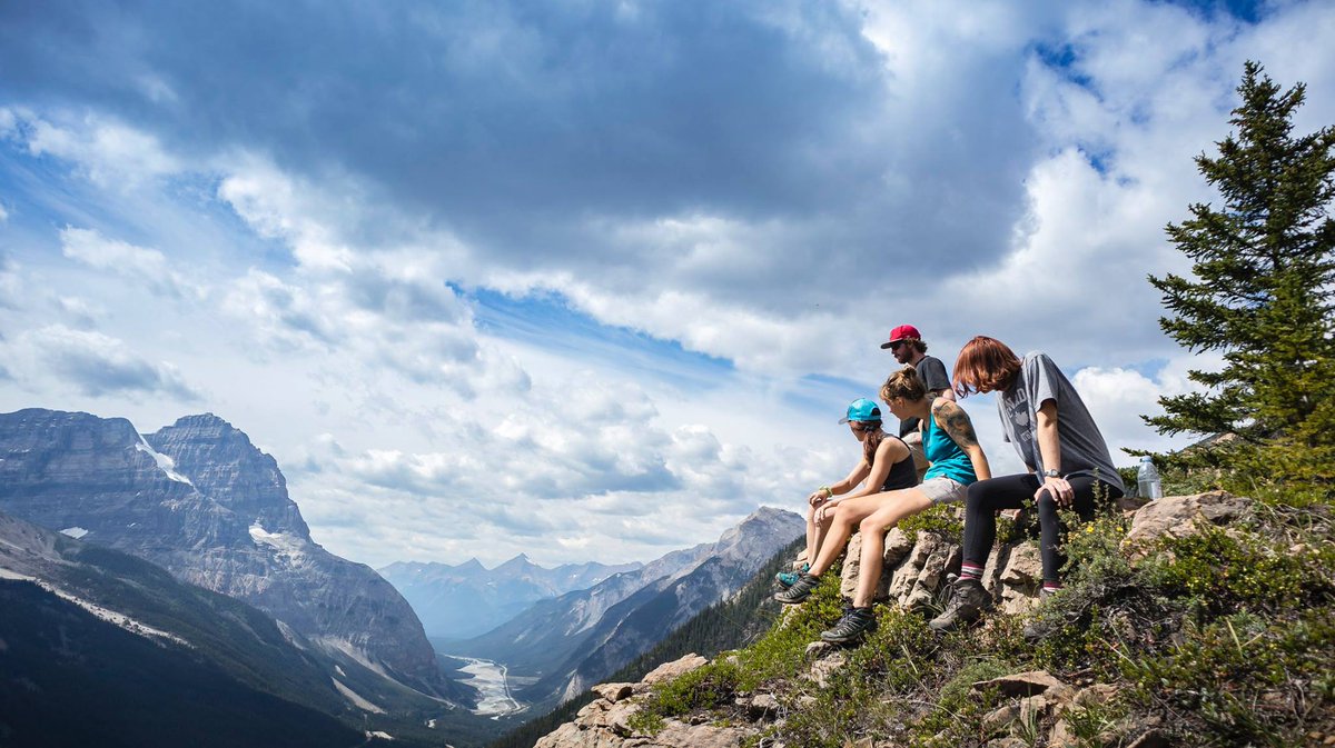 The Kicking Horse River from higher ground! 

Don't forget to book your rafting trip on one of Canada's top 5 Rivers!
