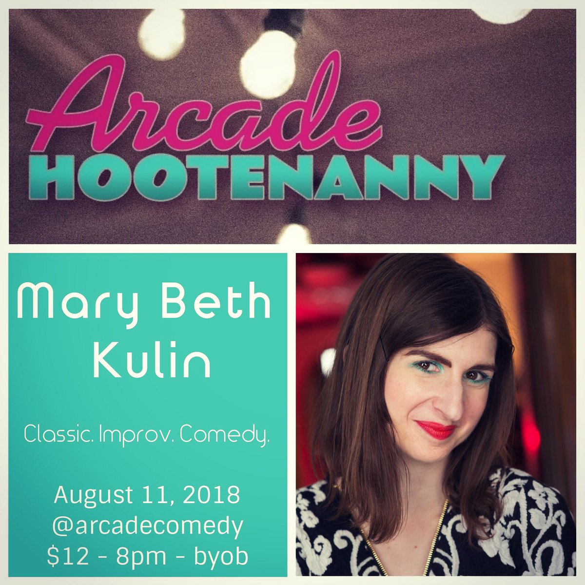 KristyNolen's tweet photo. TONIGHT! 8PM-$12 With the awesome Mary Beth Kulin telling tales &amp; an all ⭐️ cast!
Tix:https://t.co/edahnLr3OG @ArcadeComedy #arcadecomedy #arcadecomedytheater #improv #improvcomedy #pittsburgh #pittsburghcomedy #byob #DowntownPittsburgh #downtownpgh #pghcomedy #arcadehootenanny https://t.co/2fXtzB6yTS