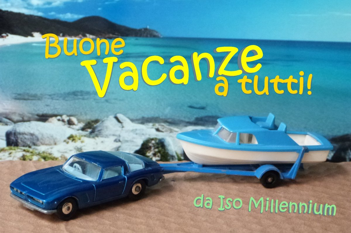 isofriends's tweet photo. Buone Vacanze a tutti da Iso Millennium! @IsoRivolta #IsoGrifo #MatchboxToys #ModelCars #IsoRivolta #ToyCars #matchboxsuperfast #Holidays #MatchboxSeries #FotoFlavio https://t.co/iOhM13Jw4p