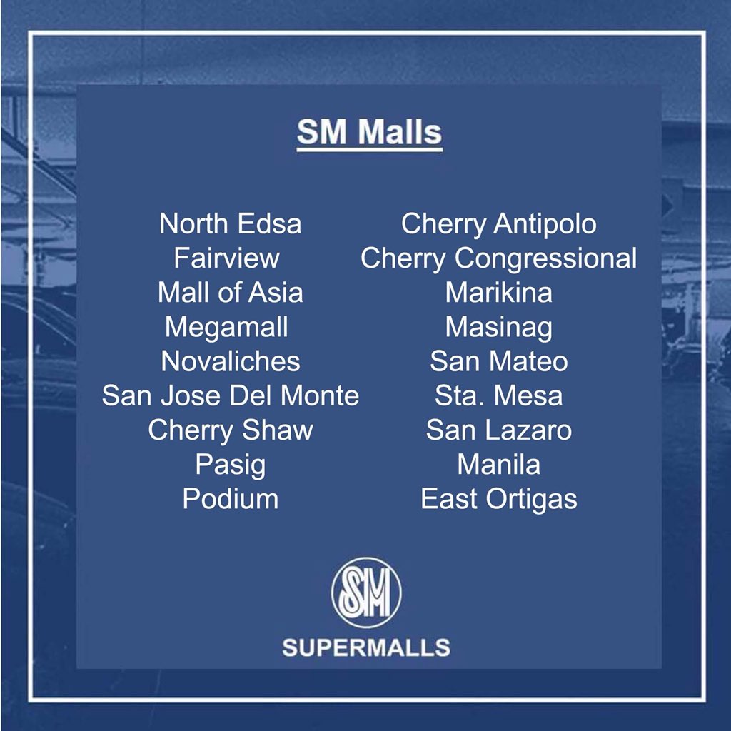 WhenInManila's tweet photo. If any of you guys are stranded or looking for overnight parking. Our friends over at @smsupermalls are offering help ❤️ Here’s a list of the malls. https://t.co/CfxV8Parkm