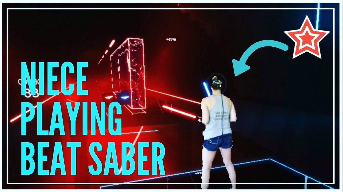 TwinsInVR's tweet photo. Niece is back playing Beat Saber VR - On the road to expert. Check out here. https://t.co/Do46ecSgmL #beatsaber #VR #virtualreality #mixedreality #virtualrealityworld #vrgames #game #games #gaming #gamer #videogames #videogame #gamers #steam #psvr #oculusrift #htcvive #indiedev https://t.co/dSZs58N2ZK