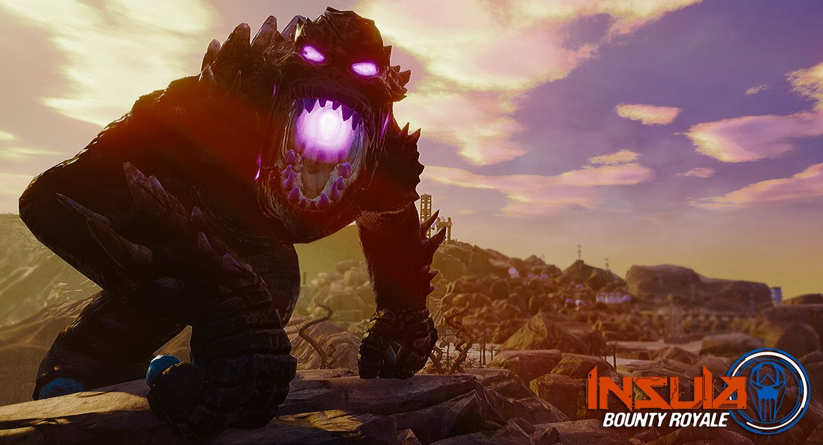 PlayInsula's tweet photo. Steve: Holys#!$ WTF is that ....
Beast: Roar!!!
Steve: Ewww somebody forgot to brush today!
Beast: My bad, do you have some gum? Roar!
Steve: FML ...
#BountyRoyale #GoodbyeCircle #indiedev #indiegame #ue4 #screenshotsaturday https://t.co/6xUgLEhiYP https://t.co/36txbmjemx