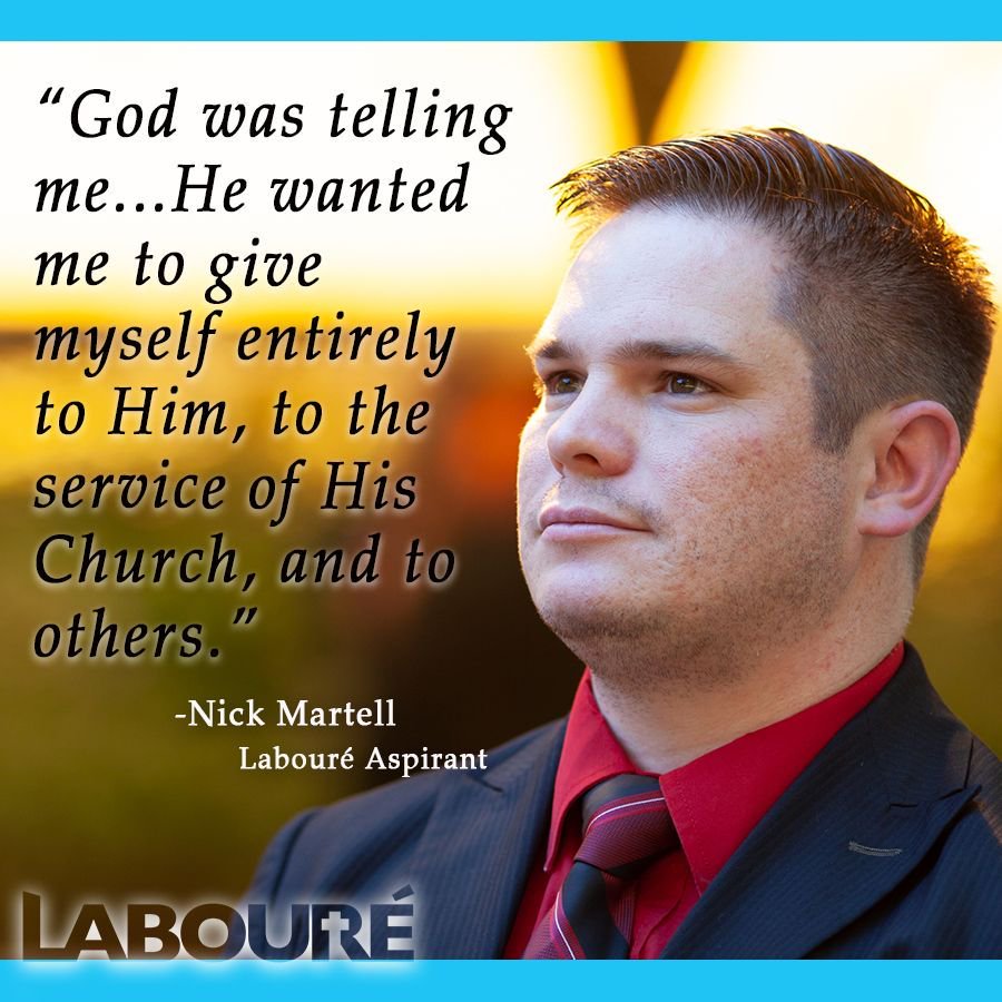 LaboureSociety's tweet image. Meet returning aspirant Nick Martell! Nick is a prayer warrior and his work for the Church will impact many souls. Learn more about Nick's story at: labouresociety.org/nicholas-marte… #vocations #labouresociety #class15 #aspirantweek #dioceseofsanbernardino