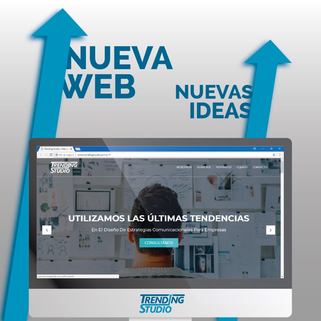 TrendingStudioo's tweet photo. Tenemos nueva web! Más ideas 💡 Más comunicación! Date una vuelta por https://t.co/kKmZPTB6jh https://t.co/tSRAlKLUaj