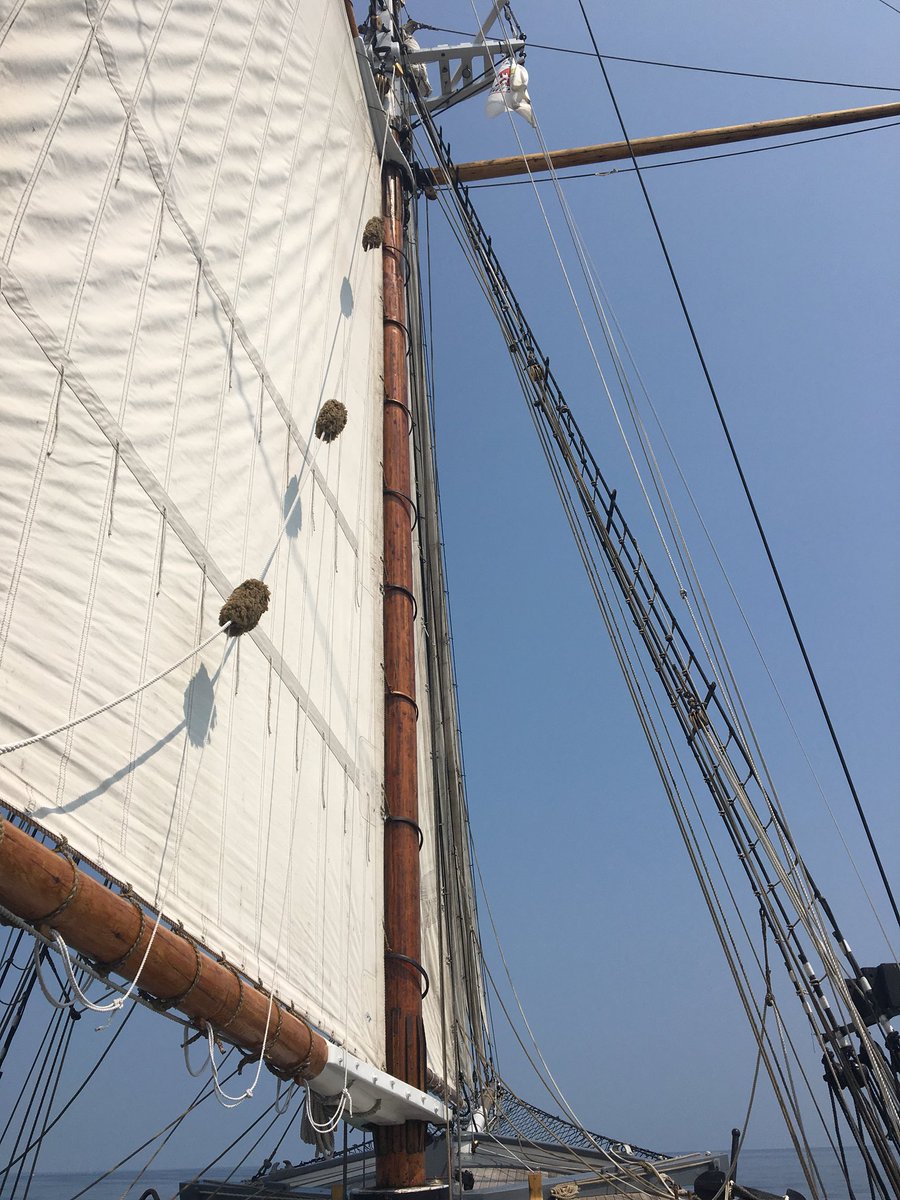 WiscWaterLib's tweet photo. Day two of #Sullivan18 - Not much wind today. On the beautiful @SVDenisSullivan https://t.co/UeOy7TsX3q
