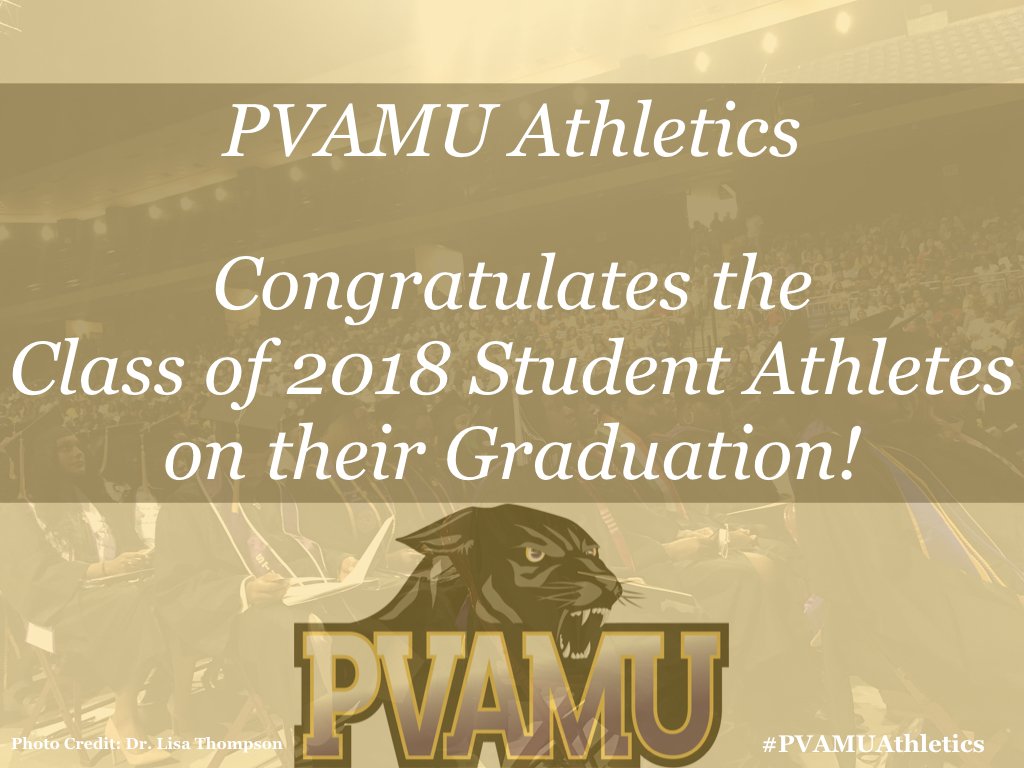PVAMUPanthers's tweet image. Congratulations to all of our student-athletes and their families celebrating commencement today! #PVAMUAthletics #PVAMU18