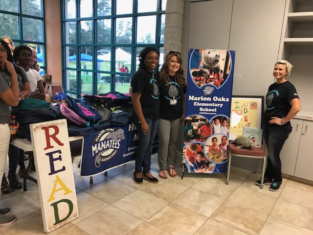 MOESmanatees's tweet photo. Thank you to @KSandageLT at Lifetouch for our amazing signage for the Back to School Bash! https://t.co/TEDz92G9Bs