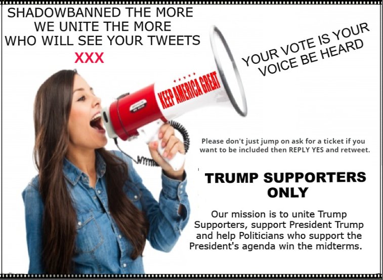 LiberatedCit's tweet image. If you would like a ticket for my Trump Supporter follow back train PLEASE REPLY YES &amp;amp; RETWEET. After the first 100 replies please reply to the next tweet attached to this one. I’ll be adding cars everyday with different riders up to 300. #realTTCU