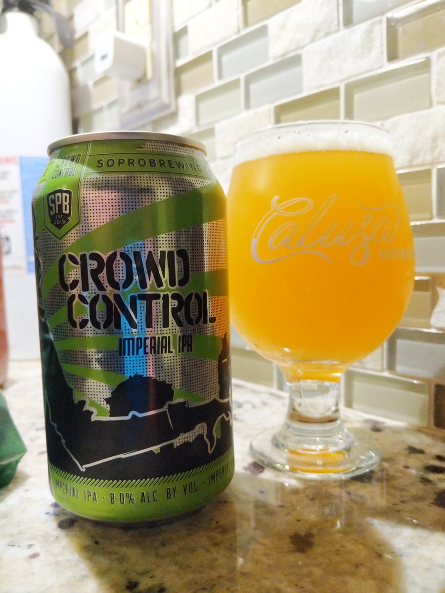 Just tapped Southern Prohibition Crowd Control Imperial IPA