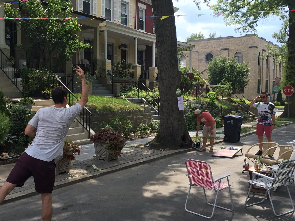 The ☀️is shining on the Shepherd Street Block Party! #Ward4Proud #Petworth @CMBrandonTodd