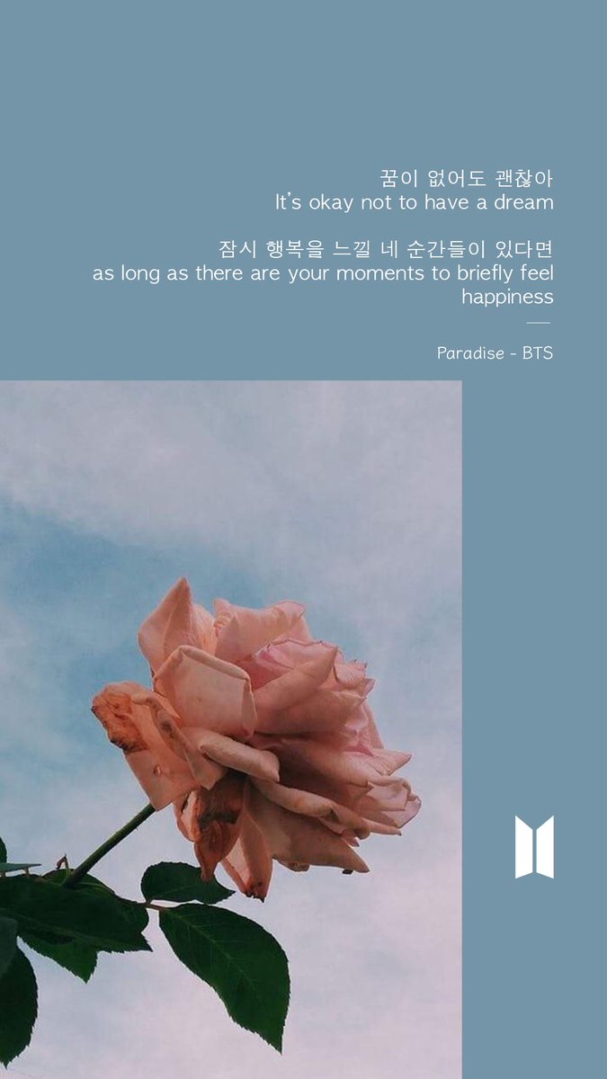 BTS Lyrics ⁷ on X: There's no need to run without the reason. Paradise -  BTS --- @BTS_twt #lyrics #quotes #inspiration #wallpaper #lockscreen  #aesthetic #mood #paradise #MotivationMonday #life #WednesdayWisdom   / X