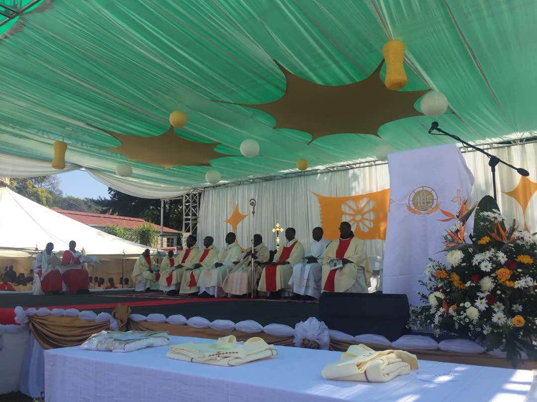 EcoSureZW's tweet photo. It was an honor to Co-Sponsor the Roman Catholic Church Archdiocese of Harare Priestly Ordination today at St George's College in Harare https://t.co/USGrPVmzx1