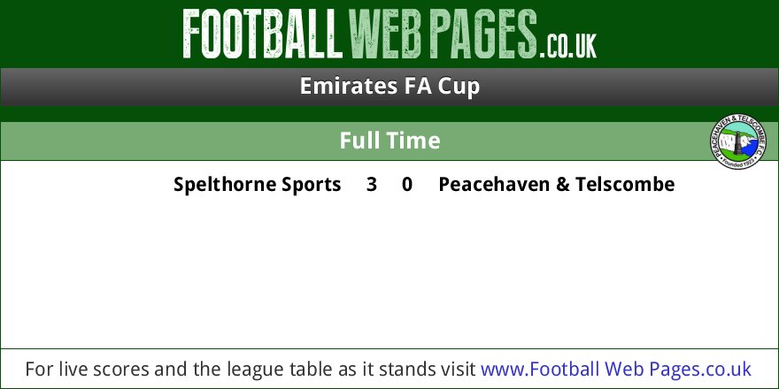 FWPPeacehavenT's tweet photo. GOALS: SPELTHORNE SPORTS 3-0 @FWPPeacehavenT https://t.co/SiTYdH0Tkj https://t.co/KbEugUK2HY