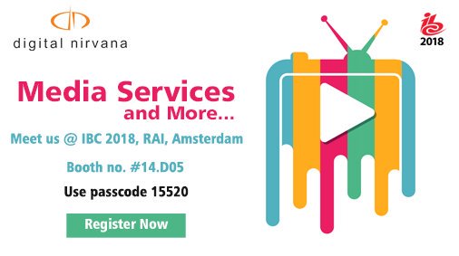 Digital_Nirvana's tweet photo. Digital Nirvana is coming up with its unique products and Services, including #Metadator #MonitorIQ and #Subtitling @IBCShow 2018. #Booth 14.D05. Use #passcode 15520 before 17th August for free entry. Schedule meeting https://t.co/UEkDLphjku https://t.co/3TxQKuiO7z