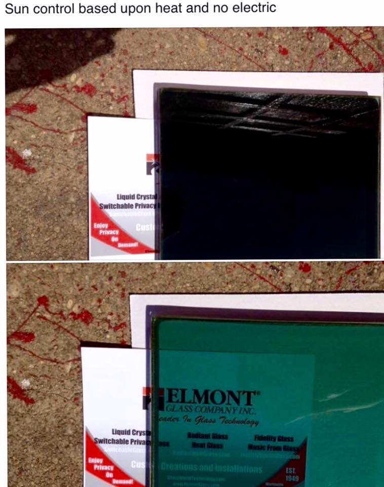 GlenGreenberg's tweet image. Sun heat #Based #Switchable #technology #Tint to control #lght and #heat ! Very #cool !