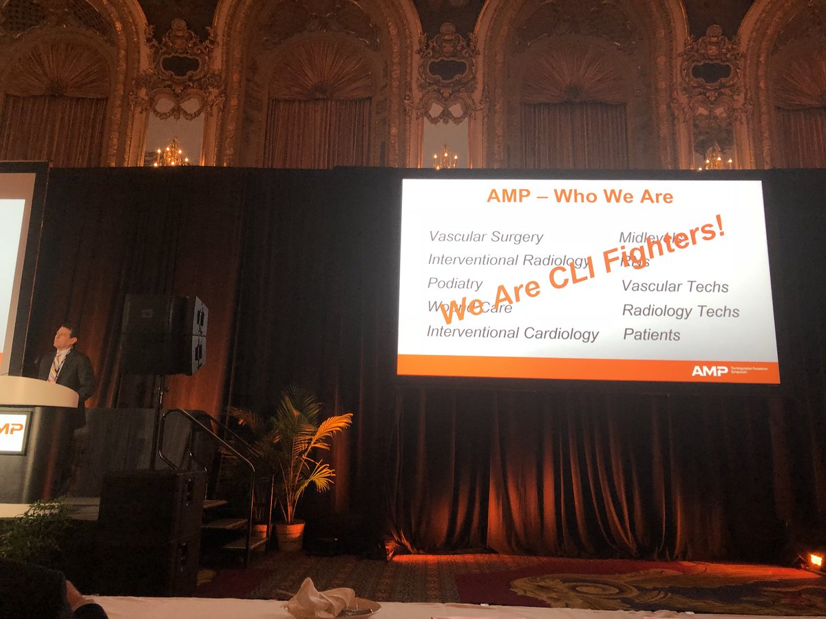 kmadass's tweet image. Awesome slide and awesome event. #AMPCLI2018. Bigger and better. #Allin #MyLegMyLife #clifighters  @Mustapja @FadiSaab17 @SOBE_Vascular @SDhandMD @AlexCVIR @surgmax @bretwiechmann @keithppereira @Watts_IR @drsavealimb