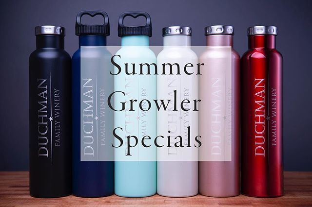The inevitable is near, the end of summer. But what better way to celebrate than treating yourself to a Duchman growler!? They are on sale all month long and we have $2 off all fills!
.
.
.
#DuchmanFamilyWinery #drinkduchman #texasfinewine #txfinewine #drinklocal #texaswine …