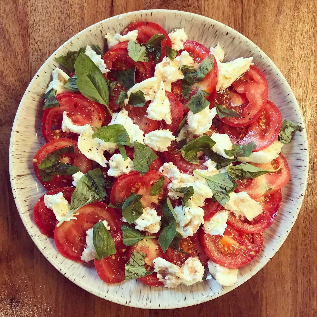 My wife makes a good Caprese